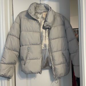 Gray Puffer Jacket